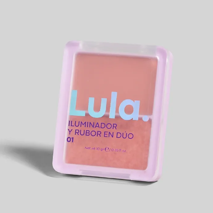 Iluminador y rubor en duo tono Lula (Tono 01)